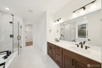 Photos are of the actual home.