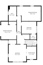 Upper Level Floor Plan