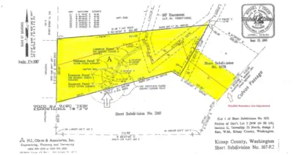 Possible boundry Line Adjustment to create two waterfront parcels