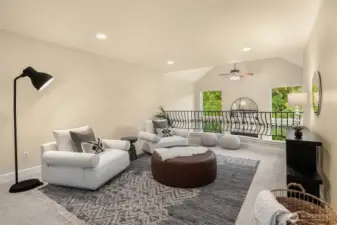 Second floor landing.