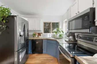 Updated stainless steel appliances