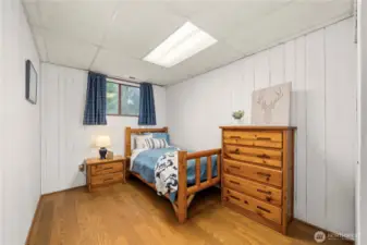 1 of 2 lower level bedrooms.