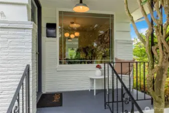 Inviting porch