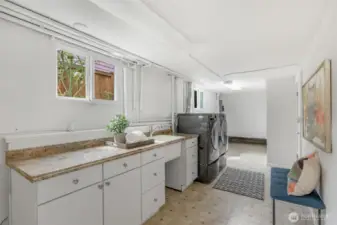 Laundry room plus storage