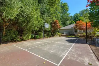 Athletic court for recreation.