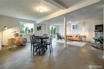 Large and Open Basement