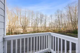 Second level balcony.