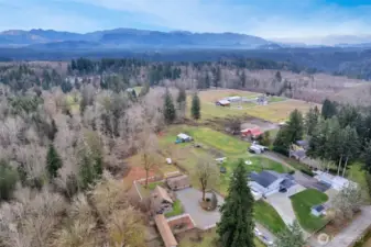 Mt Rainier Views from the Property (When She's Out;)