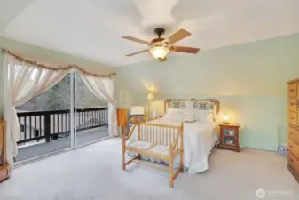 Primary Bedroom Oasis with Private Balcony & Walk-in Closet!