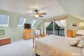 Primary Bedroom Oasis with Private Balcony & Walk-in Closet!