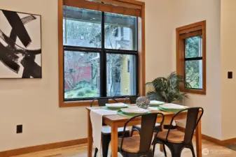 Plenty of room to add to your table for larger gatherings.