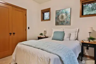 Beautiful solid wood doors and trim.