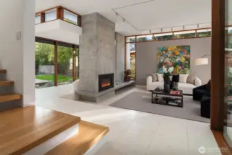 Kerfed (trimless) doors, windows, and baseboards throughout