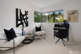 A second ensuite bedroom offers ideal separation for family members, guests, a private office, or long-term flexibility.