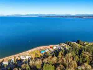Overview looking into Port Susan and Beyond~