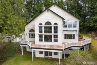 West side of home.