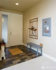 Tiled entry