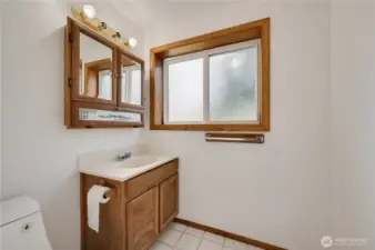 Lower level 3/4 bath