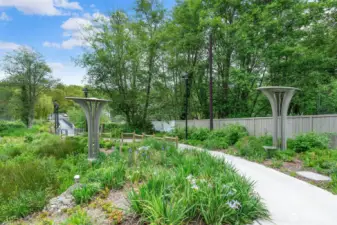 One of the trailheads to Longfellow Creek Legacy Trail is within walking distance of the house, just east on SW Kenyon St.