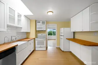 All the appliances, cabinets, countertops, sink and faucets were installed new or refurbished in 2018.