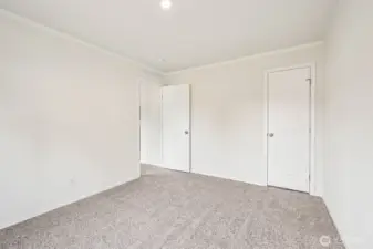 3rd bedroom with a closet.