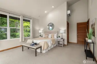 Vaulted Primary Bedroom.