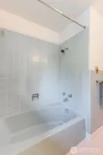Main bath shower and tub combo