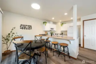 Cozy dining area