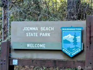 Joemma Beach state park is walking distance from the property.