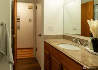 The primary guest bath