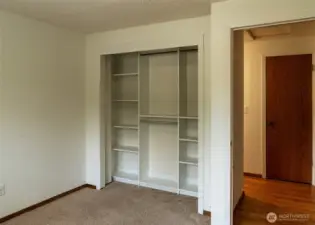 closet and entry for bedroom 3
