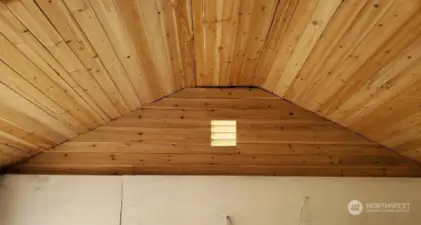 Cedar planked ceilings, sheetrock and heavily insulated this building will provide excellent protection for who or whatever decide to inhabit.