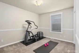 Three of Three additional bedrooms on the upper level. Currently being used for home gym.