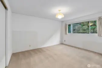 One of the three bedrooms.