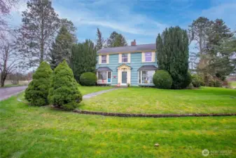Welcome to this charming farmhouse on 10.42 acres in the Meridian community!