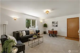 Entry into the large family room.
