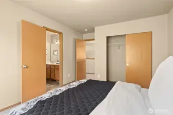 2nd bedroom with connected bathroom