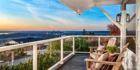 Large View Deck off of Family Room