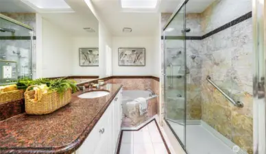 Primary Suite with Five Piece Bath