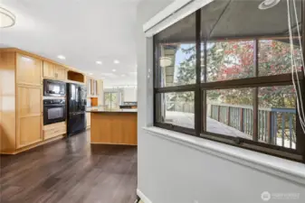 Let's head back through the kitchen and great room.