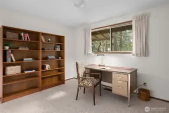 Bedroom #4 is being used as an office in this picture.