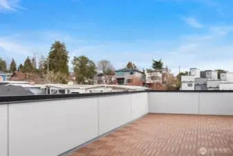 Huge roof deck