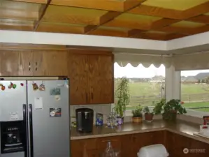 Main Kitchen with Views over the Crops