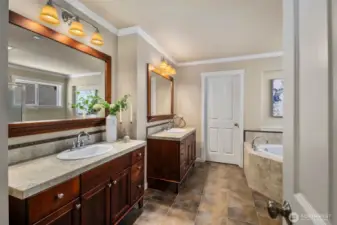 5 piece Master bathroom