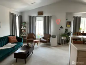 upper unit living room