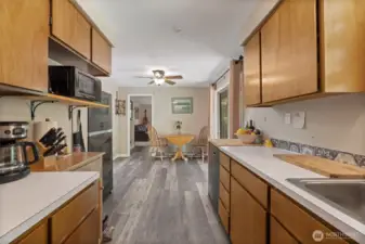 This kitchen is ready for your special touches!