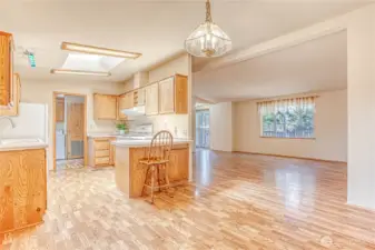 Kitchen and Living Room