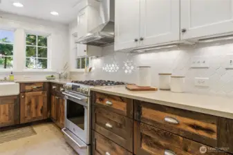 Top of the line appliances
