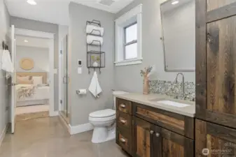 Huge spa-like bath