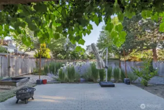 Paver patios and huge deck